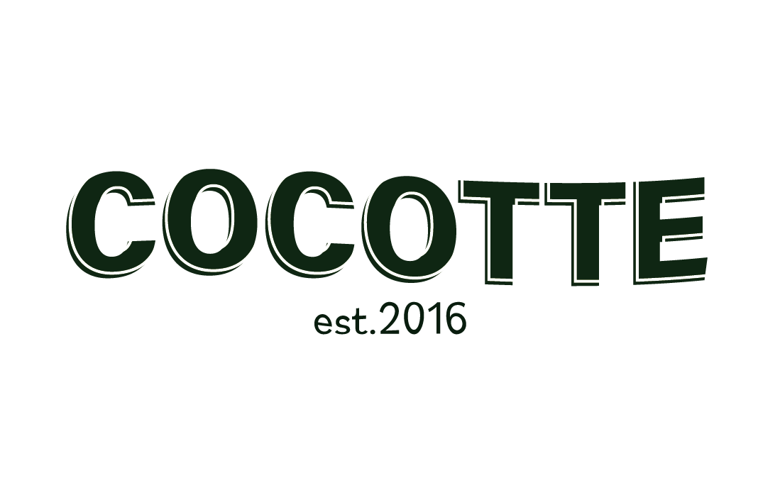 The new Cocotte logo in green.